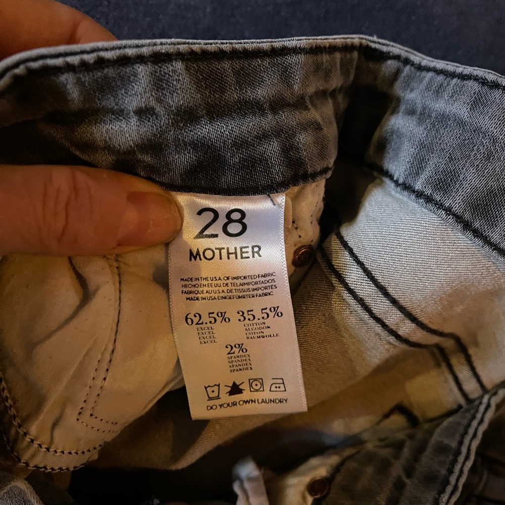 MOTHER Women's Gray Jeans size 28 - Picture 6 of 7